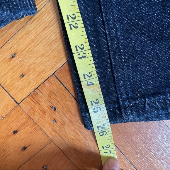 Anthro Pilcro Dark Blue High Rise Double Button Jeans - Picture 10 of 11